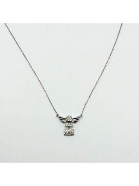 WBEI 925 Sterling Silver Owl Pendant Necklace